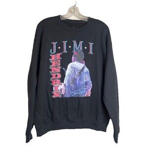 NWOT Authentic Jimi Hendrix Sweatshirt Graphic‎ Band Rock N Roll Music Size M